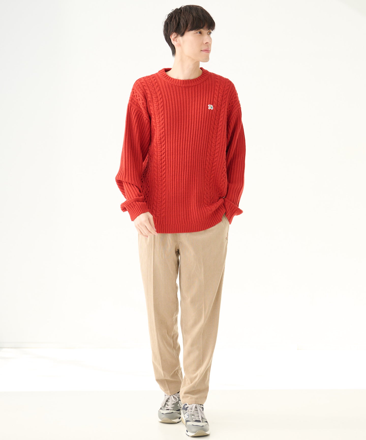 Arnold Palmer シェア ミックスパターン ニットプルオーバー